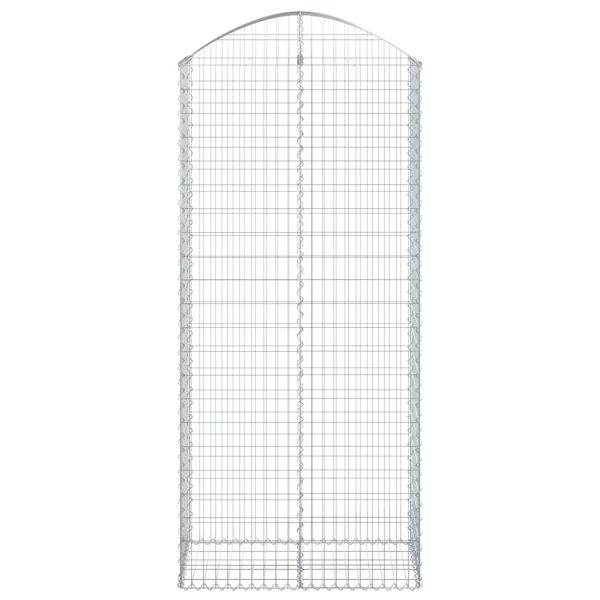 Cesto Gabbione Ad Arco 100x50x220/240 Cm Ferro Zincato - Image 3