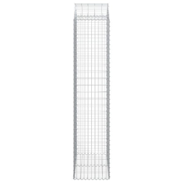 Cesto Gabbione Ad Arco 100x50x220/240 Cm Ferro Zincato - Image 4