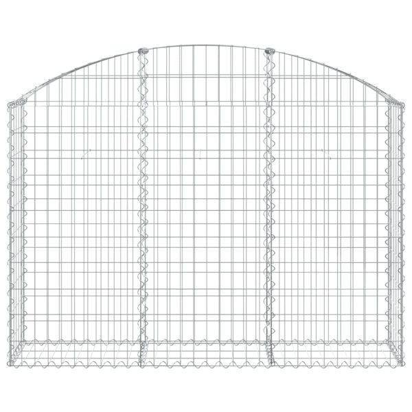 Cesto Gabbione Ad Arco 150x30x100/120 Cm Ferro Zincato - Image 3