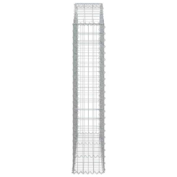 Cesto Gabbione Ad Arco 150x30x140/160 Cm Ferro Zincato - Image 4
