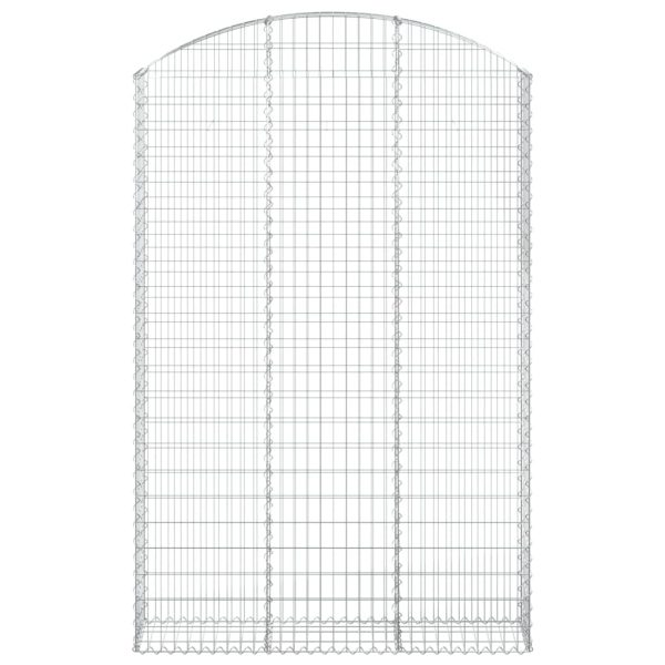 Cesto Gabbione Ad Arco 150x30x220/240 Cm Ferro Zincato - Image 3