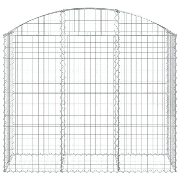 Cesto Gabbione Ad Arco 150x50x120/140 Cm Ferro Zincato - Image 3