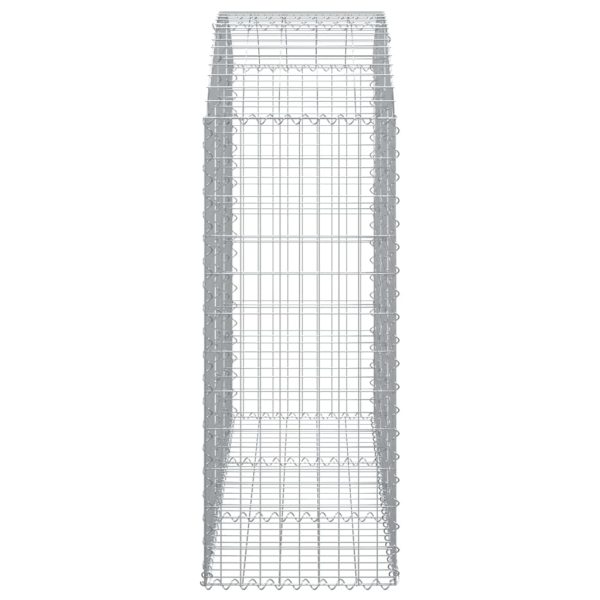 Cesto Gabbione Ad Arco 150x50x120/140 Cm Ferro Zincato - Image 4