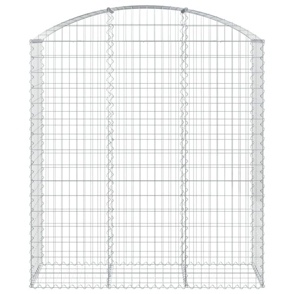 Cesto Gabbione Ad Arco 150x50x160/180 Cm In Ferro Zincato - Image 3