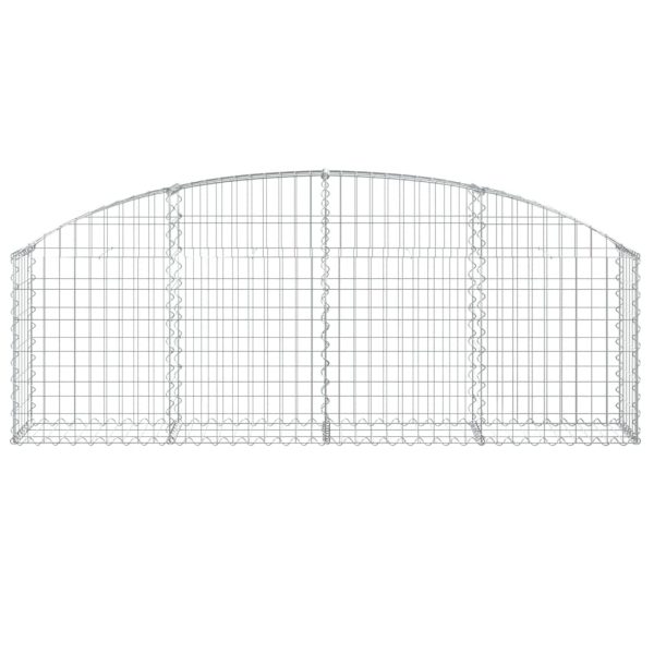 Cesto Gabbione Ad Arco 200x30x60/80 Cm Ferro Zincato - Image 3