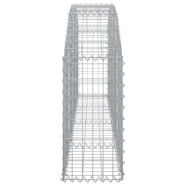 Cesto Gabbione Ad Arco 200x30x60/80 Cm Ferro Zincato - Image 4