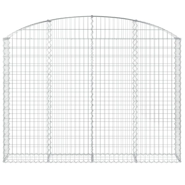 Cesto Gabbione Ad Arco 200x30x140/160 Cm Ferro Zincato - Image 3