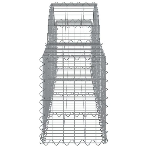 Cesto Gabbione Ad Arco 200x30x40/60 Cm Ferro Zincato - Image 4