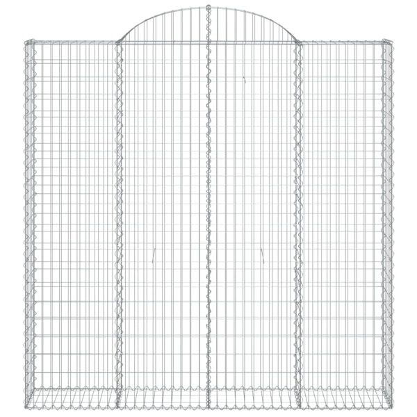 Cesto Gabbione Ad Arco 200x30x200/220 Cm Ferro Zincato - Image 3