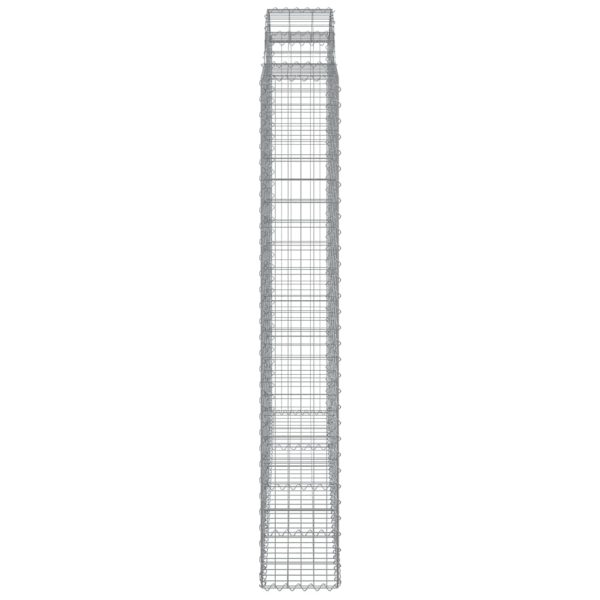 Cesto Gabbione Ad Arco 200x30x200/220 Cm Ferro Zincato - Image 4