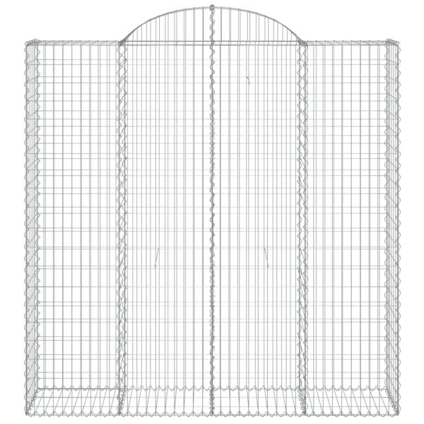 Cesto Gabbione Ad Arco 200x50x200/220 Cm Ferro Zincato - Image 3