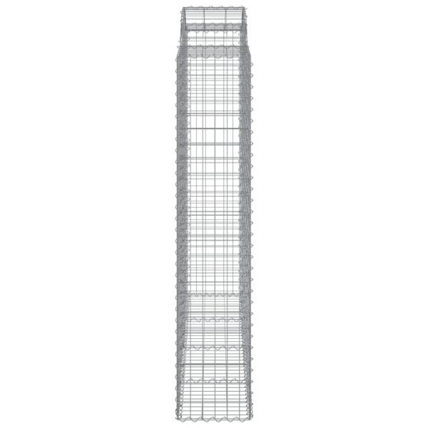 Cesto Gabbione Ad Arco 200x50x200/220 Cm Ferro Zincato - Image 4