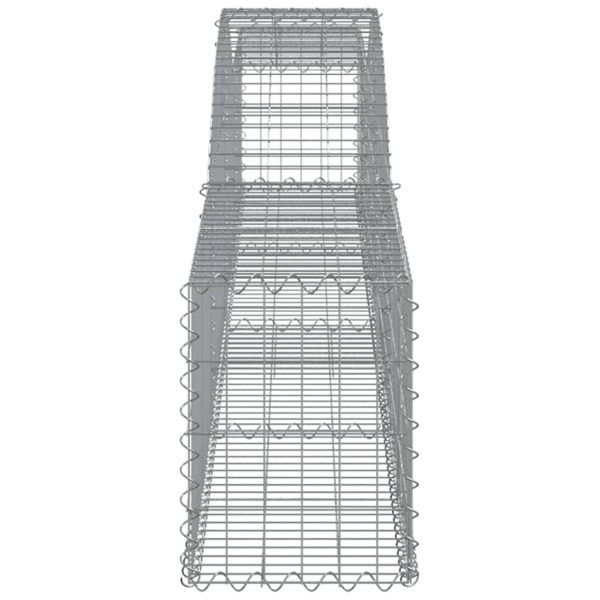 Cesto Gabbione Ad Arco 400x30x40/60 Cm Ferro Zincato - Image 4