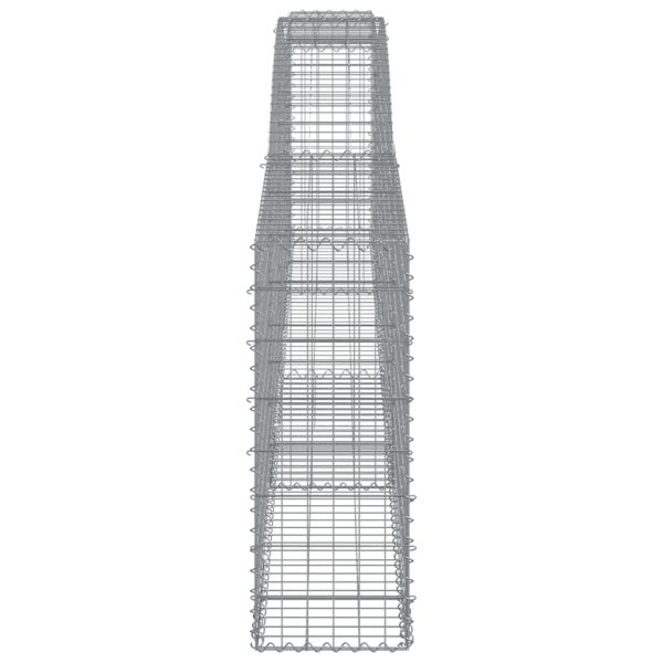 Cesto Gabbione Ad Arco 400x30x80/100 Cm Ferro Zincato - Image 4