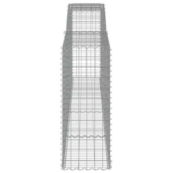 Cesto Gabbione Ad Arco 400x50x120/140 Cm Ferro Zincato - Image 4