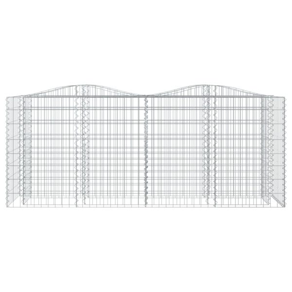 Gabbione Ad Arco Con Letto Rialzato 200x50x100 Cm Ferro Zincato - Image 3