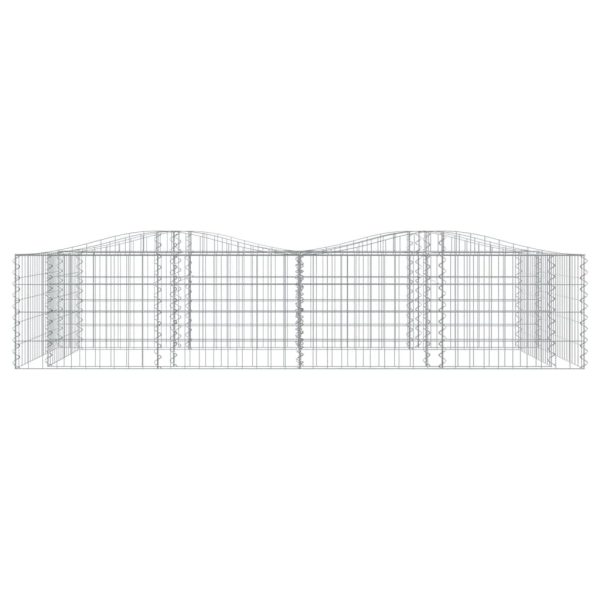 Gabbione Ad Arco Con Letto Rialzato 200x100x50 Cm Ferro Zincato - Image 3