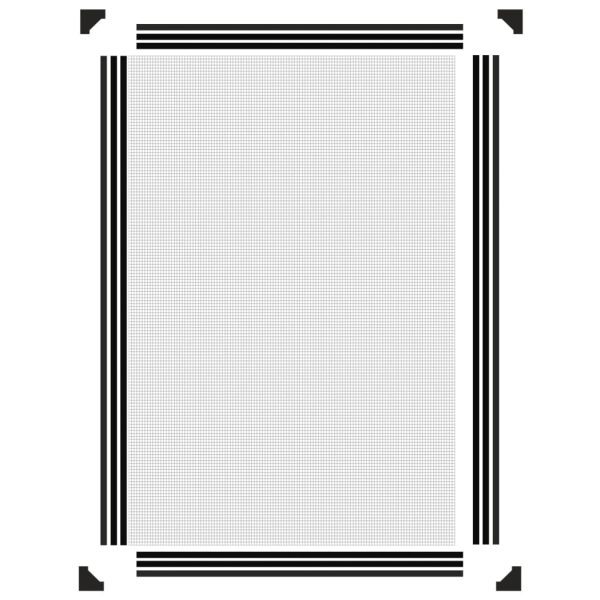 Zanzariera Magnetica Per Finestre Antracite 80x120 cm - Image 6