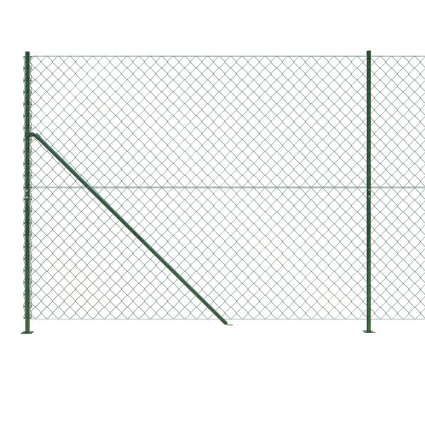 Recinzione A Rete Con Flangia Verde 1,6x10 M - Image 4