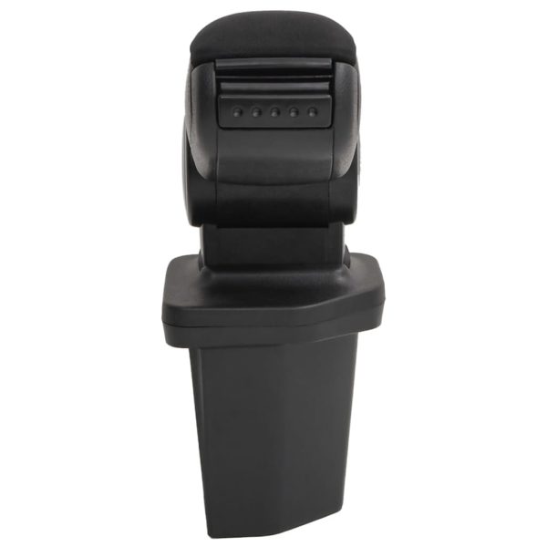 Bracciolo Per Auto Nero 15x32x(40-52) Cm In Abs - Image 3
