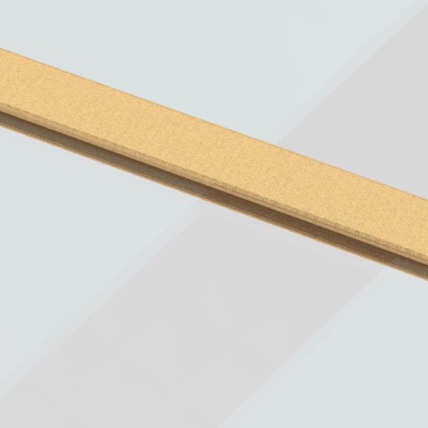 Porta Scorrevole Oro 102,5x205 Vetro Trasparente Esg Alluminio - Image 6