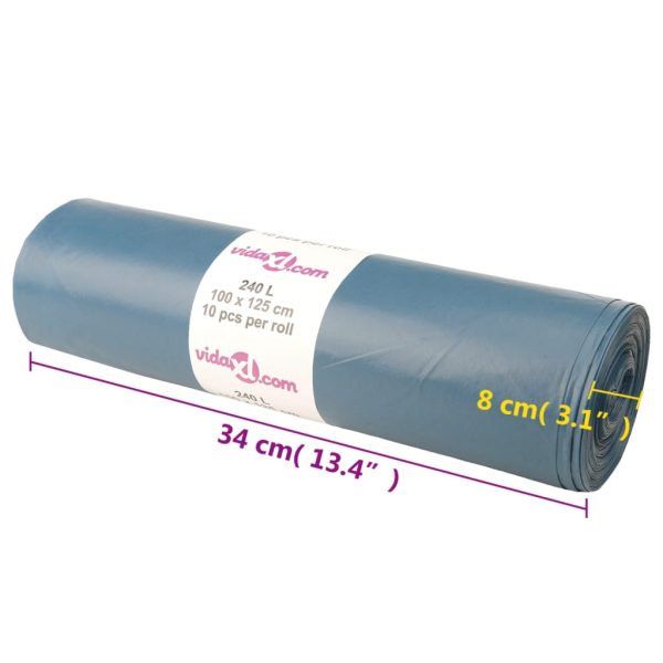 Sacchetti Per Cestini 100 Pz Blu 240 L - Image 6
