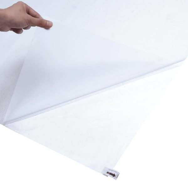 Pellicola Statica Smerigliata Grigio Trasparente 45x500cm Pvc - Image 6