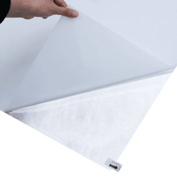 Pellicola Statica Smerigliata Bianco Trasparente 45x1000 Cm Pvc - Image 6