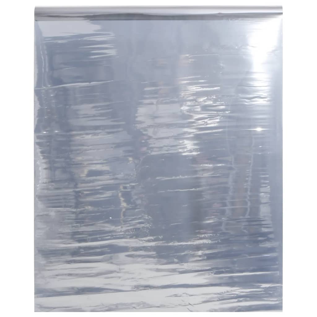 Pellicola Solare Statica Riflettente Argento 90x2000 Cm Pvc