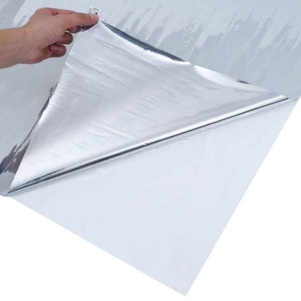 Pellicola Solare Statica Riflettente Argento 90x2000 Cm Pvc - Image 5