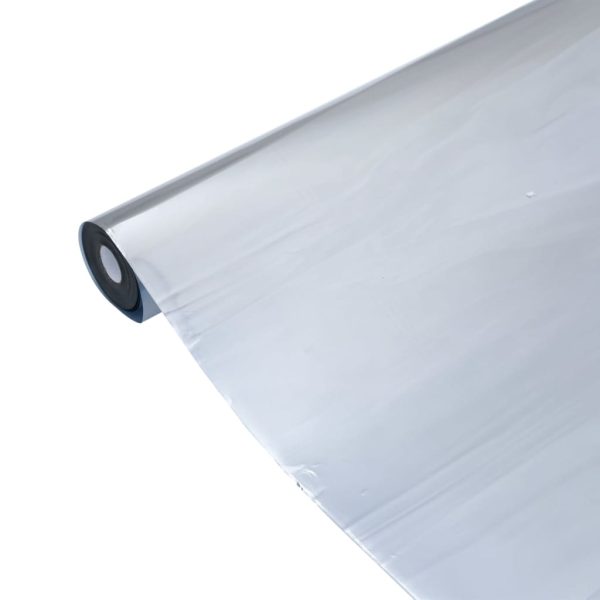 Pellicola Solare Statica Riflettente Argento 90x2000 Cm Pvc - Image 6