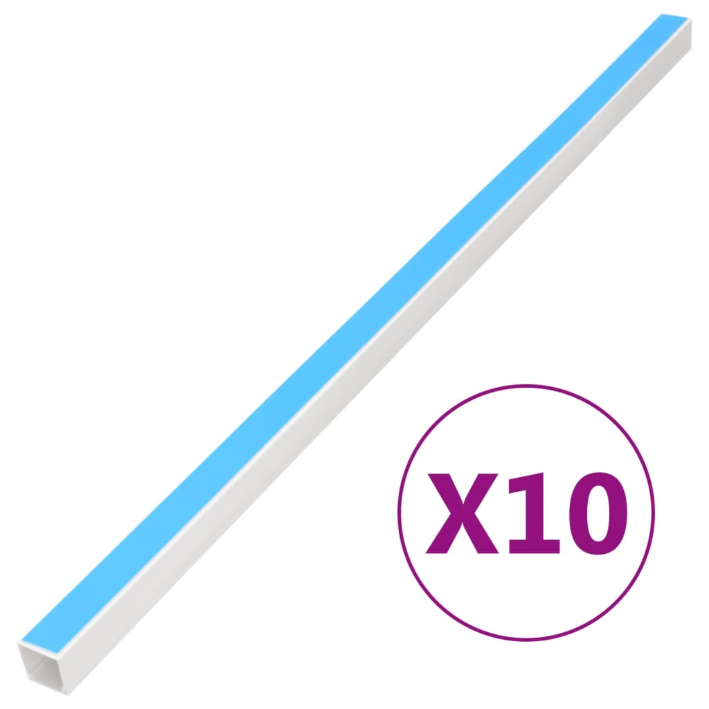Canalina Per Cavi Autoadesiva 25x25 Mm 10 M In Pvc
