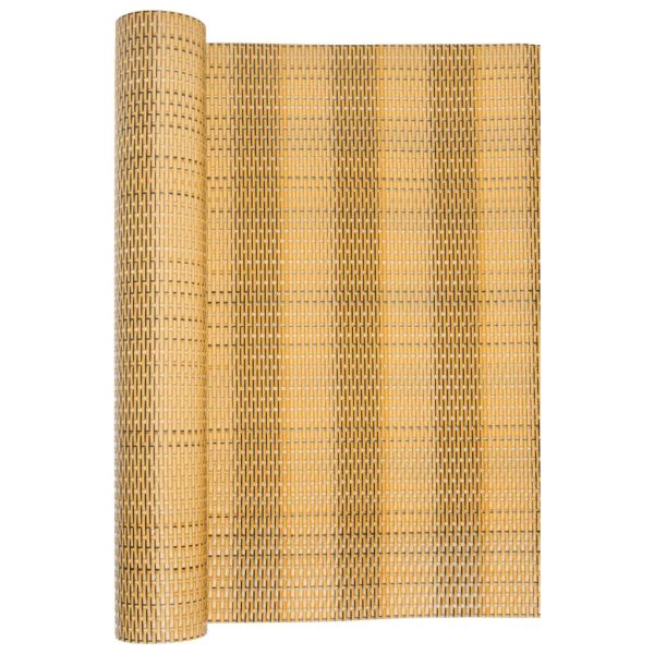 Paravento Da Balcone Marrone Chiaro 1000x80 Cm In Polyrattan - Image 3