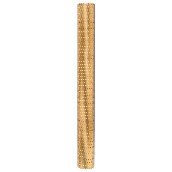 Paravento Da Balcone Marrone Chiaro 1000x80 Cm In Polyrattan - Image 4