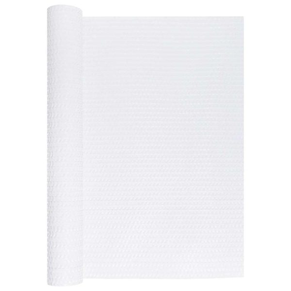 Paravento Da Balcone Bianco 400x80 Cm In Polyrattan - Image 3