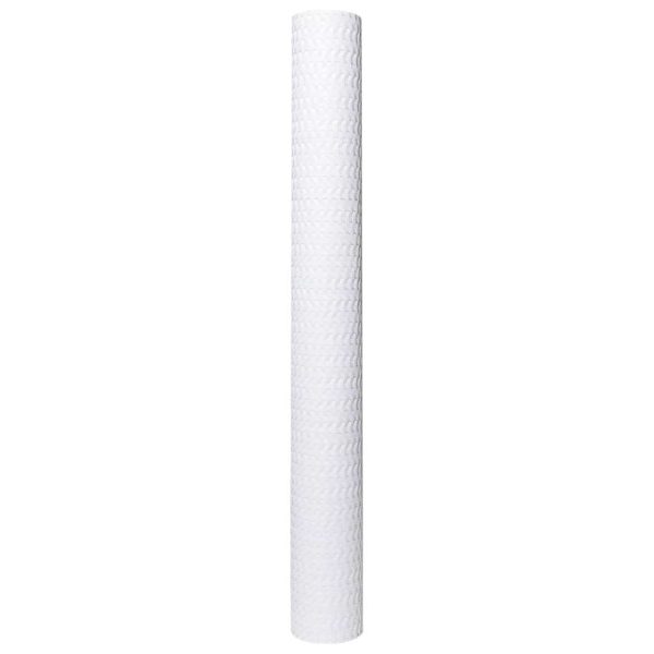 Paravento Da Balcone Bianco 400x80 Cm In Polyrattan - Image 4