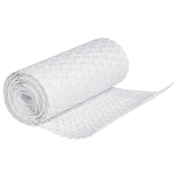 Schermi Da Balcone 10 Pz Bianchi 255x19 Cm In Polyrattan - Image 5