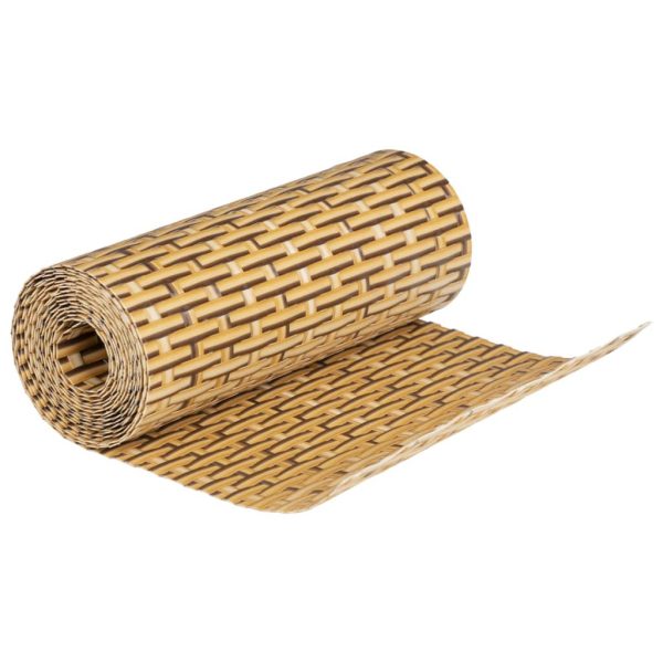 Schermi Da Balcone 10 Pz Marrone Chiaro 255x19 Cm In Polyrattan - Image 5