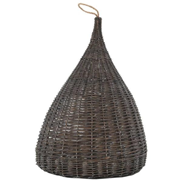 Cesta Per Gatti Cuscino Grigio 40x60cm Teepee Salice Naturale - Image 5