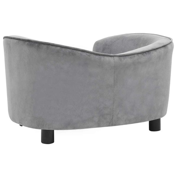 Divano Per Cani Grigio 69x49x40 Cm In Peluche - Image 6