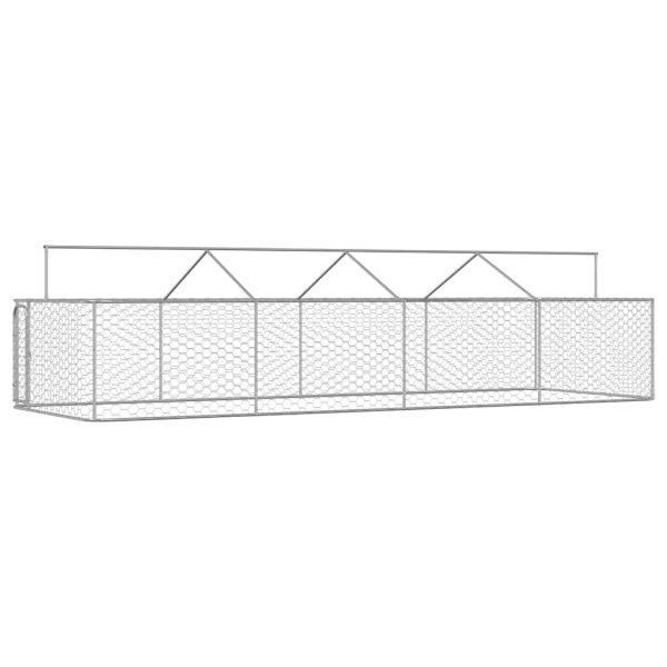 Gabbia Per Cani Da Esterno Con Tetto 600x200x150 cm - Image 4