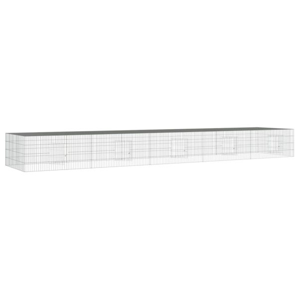 Conigliera Con 5 Pannelli 541x109x54 Cm Ferro Zincato - Image 4