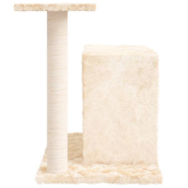 Albero Per Gatti Con Tiragraffi In Sisal Crema 51 cm - Image 4