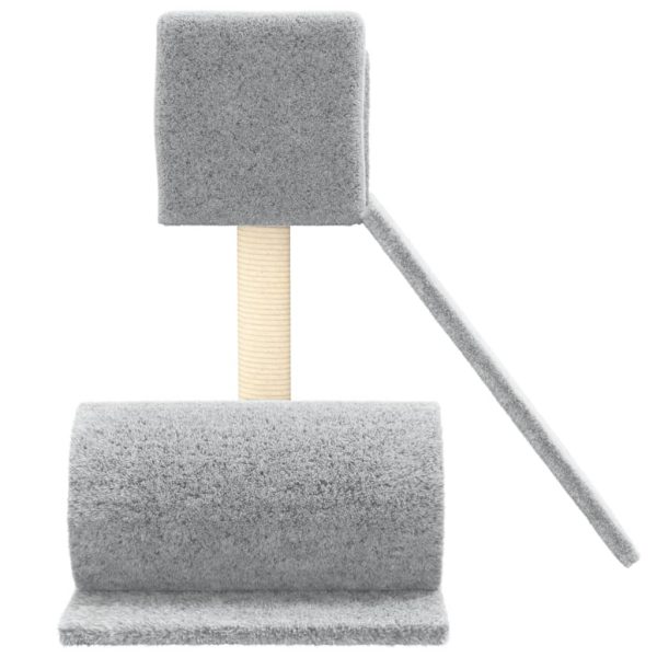 Albero Per Gatti Con Tiragraffi In Sisal Grigio Chiaro 59 cm - Image 4