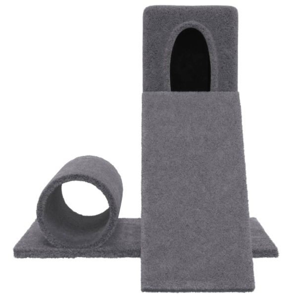 Albero Per Gatti Con Tiragraffi In Sisal Grigio Scuro 59 cm - Image 3