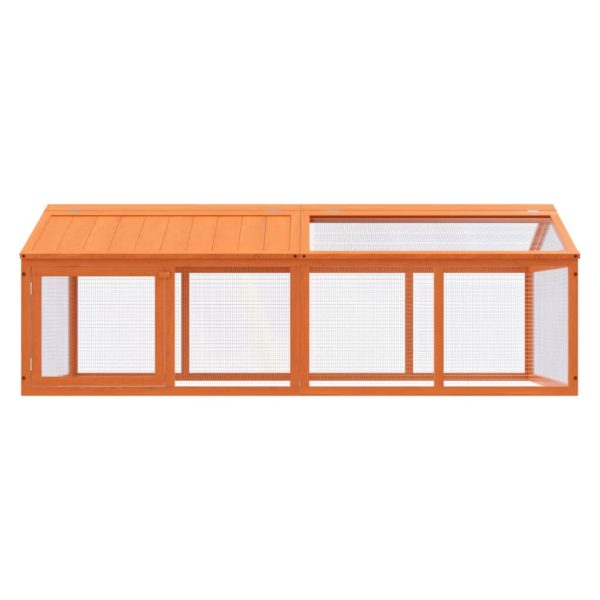 Box Per Animali Marrone 200x112,5x74 Cm Legno Massello Di Pino - Image 3