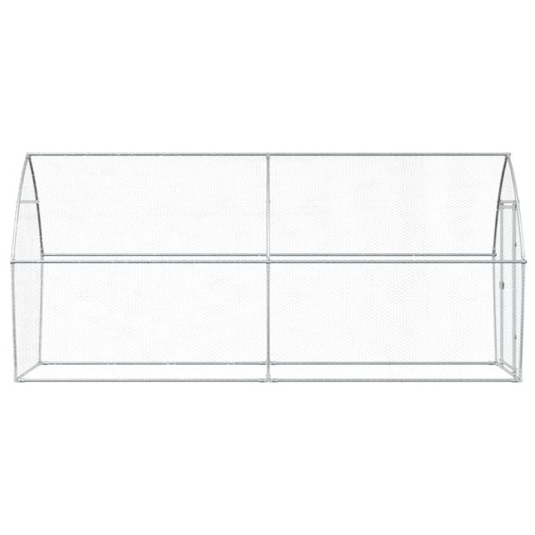 Gabbia Per Polli Argento 400x105x182 Cm In Acciaio Zincato - Image 5