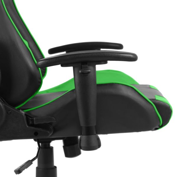 Sedia Da Gaming Girevole Verde In Pvc - Image 6