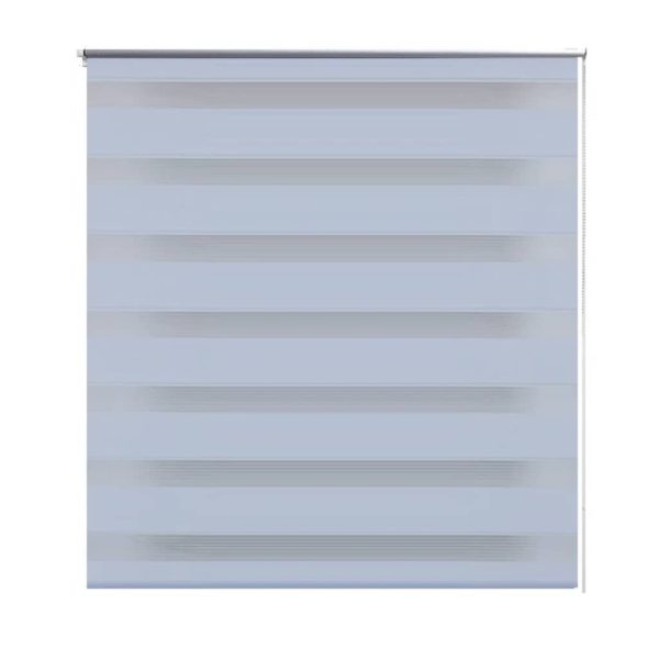 Tenda A Rullo Oscurante Zebra 120x175 Cm Bianca