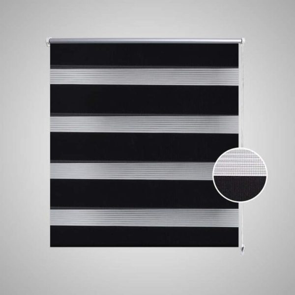 Tenda A Rullo Oscurante Zebra 120x230 Cm Nero - Image 3
